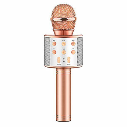 Picture of LET'S GO! Gifts for 4-12 Year Old Girls Boys Kids, Microphone for Kids Wireless Portable Karaoke Machine Fun Toy for Kids Age 5-16 Cool Toy Birthday Gifts for 3-14 Year Old Girls Boys