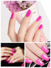 Picture of Vishine Gelpolish Lacquer Shiny Color Soak Off UV LED Gel Nail Polish Professional Manicure Hot Pink(1558)