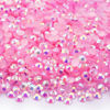 Picture of BLINGINBOX 50000pcs Flatback Rhinestones,Resin Non Hotfix Rhinestones Large Quantity Wholesale for Crafts DIY Creative Design,Clothes,Makeup,Nail Art (3mm=0.12",Lt.Pink AB)