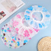 Picture of 6 Pcs Shower Caps, Waterproof Bath Caps Plastic Reusable Shower Caps Elastic Band Bath Hair Caps for Women Kids