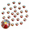 Picture of Jollin Glue Fix Crystal Flatback Rhinestones Glass Diamantes Gems for Nail Art Crafts Decorations Clothes Shoes(ss40 144pcs, DawnLight)