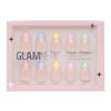 Picture of Glamnetic Press On Nails - Confetti | Semi-Transparent, Short Almond Nails, Reusable | 15 Sizes - 30 Nail Kit with Glue