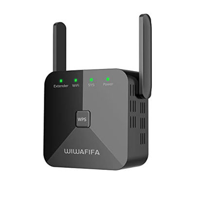 Picture of Wiwafifa WiFi Extender WiFi Booster - Coverage Up to 5000 Sq.ft and 35 Devices, 2022 Upgraded, Wireless Signal Repeater with Ethernet Port, WiFi Long Range Amplifier, Access Point, 1-Tap Setup