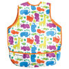 Picture of Tiny Twinkle Mess-proof Apron Bib - Waterproof Baby Bib - Machine Washable - PVC, BPA, & Phthalate Free - Great Travel Bib for feedings (Bright Safari, Small 6-24 Months)