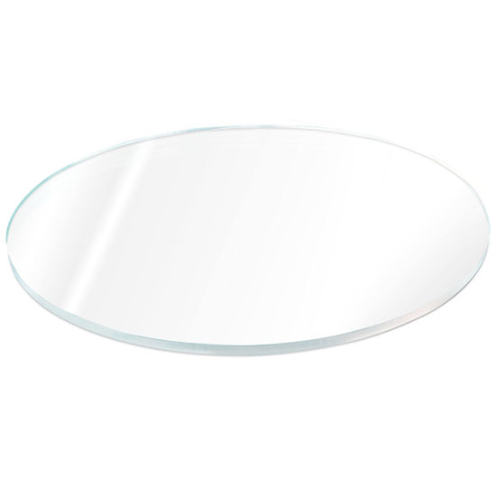 Picture of SPEEDYORDERS 1/4" Plexiglass Sheet, 13 Inch Diameter Clear Acrylic Lucite Circle, Round Cake Disc, Cake Disk Acrylic Sheet, Plexiglass Table Top, Round Acrylic Backdrop Made in USA