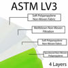 Picture of ASTM Level 3 Disposable 4-Ply Face Mask - Made in USA Filtration Efficiency ? 98% For Travel, Offices, Business and Personal Care with Ear Savers (20 Pack, Kiwi Green)