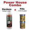 Picture of PC-Products Wood Repair Epoxy Paste and Wood Hardener Kit, PC-Woody 6 oz and PC-Petrifier 8 oz