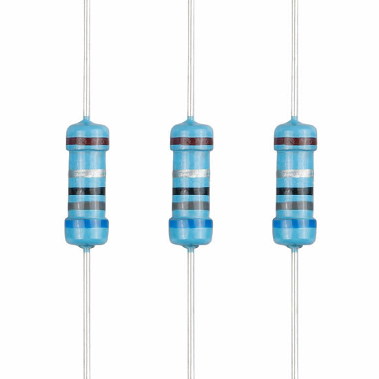 Picture of EDGELEC 100pcs 6.8 ohm Resistor 1/2w (0.5Watt) ±1% Tolerance Metal Film Fixed Resistor, Multiple Values of Resistance Optional