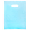 Picture of Choice Marts 100 Pastel Blue Bags for Small Business 1.5Mil 9"x12" Merchandise Bags Extra Thick Glossy Thank You Bags and Pastel Blue Retail Bags Plastic Bags with Die Cut Handles Gift Bags