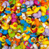 Picture of Arttyma Rubber Ducks in Bulk,Assortment Duckies for Jeep Ducking Floater Duck Bath Toys Party Favors (50-Pack)