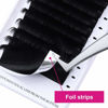 Picture of Lash Extensions D Curl 23mm FADLASH Volume Eyelash Extensions 0.07mm Easy Fanning Lashes Self Fanning Eyelashes Extension Supplies (0.07-D, 23mm)