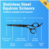 Picture of Equinox Professional Razor Edge Series Barber Hair Cutting Scissors - Japanese Stainless Steel Salon Scissors - 6.5” Overall Length - Fine Adjustment Tension Screw - Premium Shears for Hair Cutting