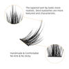 Picture of 14 Pairs Lash Clusters 196 PCS DIY Eyelash Extension C Curl Cluster Lashes Individual Lashes Cluster Lashes Wisps Reusable Eyelash Segments Professional Makeup for Self-application (Devil 02-C)