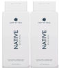 Picture of Native Body Wash Natural Body Wash for Women, Men | Sulfate Free, Paraben Free, Dye Free, with Naturally Derived Clean Ingredients Leaving Skin Soft and Hydrating, Lump of Coal 18oz - 2 Pk Limited Edition