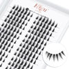 Picture of 14 Pairs Lash Clusters 196 PCS DIY Eyelash Extension D Curl Cluster Lashes Individual Lashes Cluster Lashes Wisps Reusable Eyelash Segments Professional Makeup for Self-application (Devil 04-D Curl)