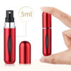 Picture of YOCASII Red Refillable Perfume Bottle for Travel, Portable Perfume Refill Pump, Atomizer Sprayer for Perfume, Portable Mini Refillable Perfume Atomizer Bottle for Men and Women