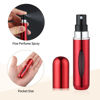 Picture of YOCASII Red Refillable Perfume Bottle for Travel, Portable Perfume Refill Pump, Atomizer Sprayer for Perfume, Portable Mini Refillable Perfume Atomizer Bottle for Men and Women