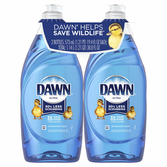 Picture of Dawn Ultra Dishwashing Liquid Dish Soap, Original Scent, 19.4 Fl Oz (Pack of 2)