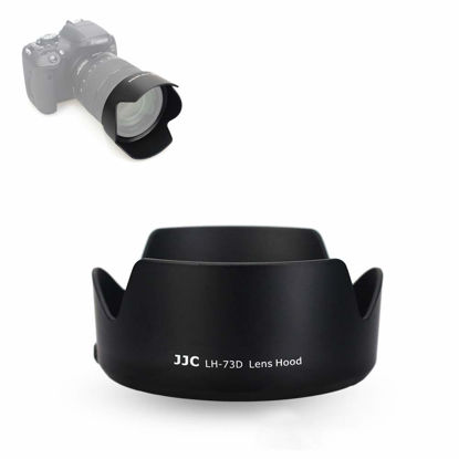 Picture of JJC EW-73D Bayonet Lens Hood Shade for Canon EF-S 18-135mm f/3.5-5.6 is USM Lens on Canon EOS 90D 80D 77D 60D for Canon RF 24-105mm F4-7.1 IS STM Lens on Canon EOS R6 RP R Camera