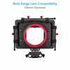 Picture of Camtree Camshade Video Matte Box for Lenses upto 105mm Diameter. Top, Extendable Side Flags & Knicker-Complete Protection from Flares. 4x4 Filter Holder, 15mm Rod Adapter & Tool-less (MB-CMS)