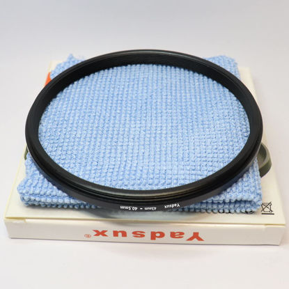 Picture of 43mm to 40.5mm Step Down Lens Adapter Ring for Camera Lenses Filters,Metal Filters Step Down Ring Adapter,The Connection 43MM Lens to 40.5MM Filter Lens Accessory,Cleaning Cloth with Lens