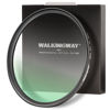 Picture of Walking Way 1/4 Black Pro Mist Diffusion Filter 52mm Soft Focus Lens Filter Circular Diffuser Filter Soft Glow Dream Cinematic Dreamy Hazy Diffuser for Portrait/Vlog/Photography/Video