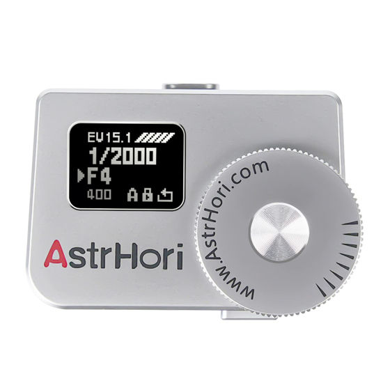 Picture of AstrHori AH-M1 Light Meter, OLED Real-time Metering, Wide Range of ISO/F/Shutter Value Display, with Adjustable Cold Shoe Position to Work