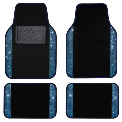  Custom Car Floor Mats fit for 95% All Weather Diamond Luxury  Leather Carpet, Waterproof Non-Slip Automotive Floor Mats Full Coverage  Protection Floor Liners Personalized Purple : Everything Else