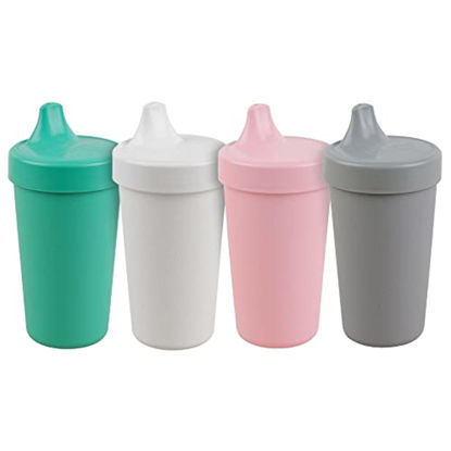 Picture of Re Play 4pk - 10 oz. No Spill Sippy Cups for Baby, Toddler, and Child Feeding - BPA Free - Made in USA from Eco Friendly Recycled Milk Jugs - Fresh