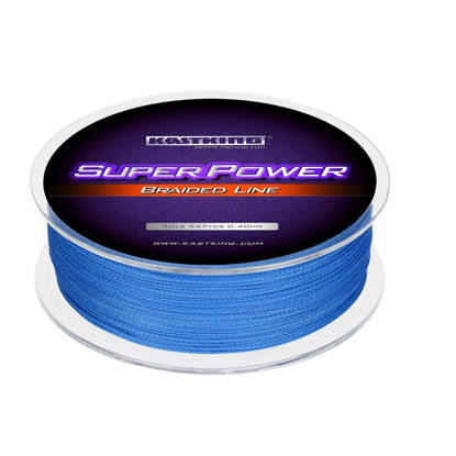 Picture of KastKing Superpower Braided Fishing Line,Ocean Blue,50 LB,1097 Yds