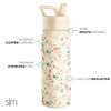 Picture of Simple Modern Kids Water Bottle with Straw Lid | Insulated Stainless Steel Reusable Tumbler for School, Girls | Summit Collection | 18oz, Chloe Floral