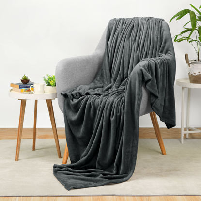 Utopia Bedding Fleece Blanket Queen Size Black 300gSM Luxury
