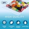 Picture of 3 x 3 inches, 2Mil Clear Reclosable zip Bags, case of 1,000 GPI Brand