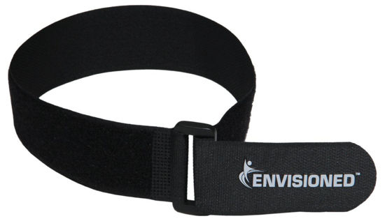 Picture of Reusable Cinch Straps 2" x 100" - 4 Pack, Multipurpose Strong Gripping, Quality Hook and Loop Securing Straps (Black)