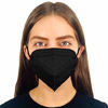 Picture of Disposable 5-Layer Efficiency Protective Adult Face Mask 5-Ply Design Made in USA (5, Obsidian Black)