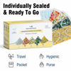 Picture of WECARE Disposable Face Mask Individually Wrapped - 50 Pack, Spring Print Masks - 3 Ply