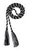 Picture of Honor Cord - Over a Hundred Colors Available - by Tassel Depot - Made in USA (Black/Grey)