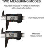 Picture of NEIKO 01417A 6” Digital Caliper | Electronic Measuring Tool | Range of 0-6”or 0-150mm | Inch and Millimeters | Large LCD Display | External and Internal Measuring Jaw | Zero Setting and Auto Off