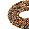 Picture of LPBeads 100PCS 8mm Natural Yellow Tiger Eye Beads Gemstone Round Loose Beads for Jewelry Making with Crystal Stretch Cord