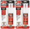 Picture of J-B Weld ClearWeld 5 Minute Epoxy, Clear, Syringe, 2 Pack, 50112-2