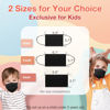 Picture of Medtecs Kids Face Mask Disposable - 2 Sizes Option (Child/Youth) 50 PCs - Comfy 3-Ply Breathable Children Masks, the Better & Safer Choice - Youth | Black