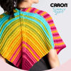 Picture of Caron Simply Soft Times Square Stripes Yarn - 3 Pack of 141g/5oz - Acrylic - 4 Medium (Worsted) - 235 Yards - Knitting/Crochet