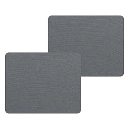 Picture of Canvas Repair Patch 9 x11 Inch 2 Pcs Self-Adhesive Waterproof Fabric Patch for Sofas, Tents, Furniture,Tote Bags, Car Seats.(Charcoal Grey)