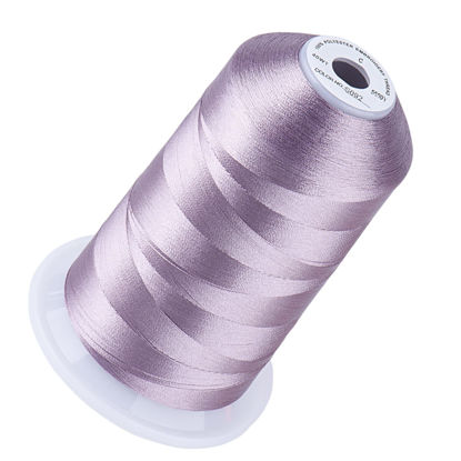 Picture of Simthread Embroidery Thread Freesia S092 5500 Yards, 40wt 100% Polyester for Brother, Babylock, Janome, Singer, Pfaff, Husqvarna, Bernina Machine