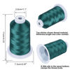 Picture of Simthread Embroidery Thread Deep Turquoise S057 5500 Yards, 40wt 100% Polyester for Brother, Babylock, Janome, Singer, Pfaff, Husqvarna, Bernina Machine