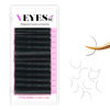 Picture of VEYES INC Eyelash Extension Supplies Classic Volume Lash Extensions Mixed Tray 0.07 D Curl 15-20mm, Premium Mink Silk Individual Lashes Soft Matte Black Salon Use.