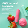 Picture of eos 100% Natural & Organic Lip Balm Trio- Vanilla Bean, Sweet Mint, & Strawberry Sorbet, Made for Sensitive Skin, Lip Care Products, 0.14 oz, 3-Pack