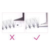 Picture of Lash Extensions 6D Premade Fans 0.07 C 15mm Volume Fan Eyelash Extensions Pro Ponit Middle Stem Pre Made Lash Fans Volume Lash Extension Supplies (6D-0.07-C, 15mm)