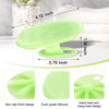 Picture of INNERNEED Food-Grade Soft Silicone Body Cleansing Brush Shower Scrubber, Gentle Exfoliating and Massage for All Kinds of Skin (Green)