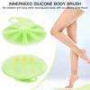 Picture of INNERNEED Food-Grade Soft Silicone Body Cleansing Brush Shower Scrubber, Gentle Exfoliating and Massage for All Kinds of Skin (Green)